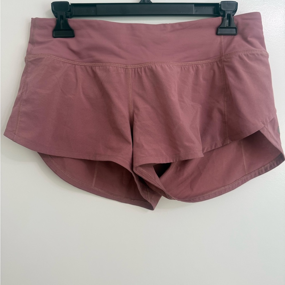Lululemon Speed Shorts Mauve Size 6